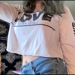Love baby girl long sleeve shirt